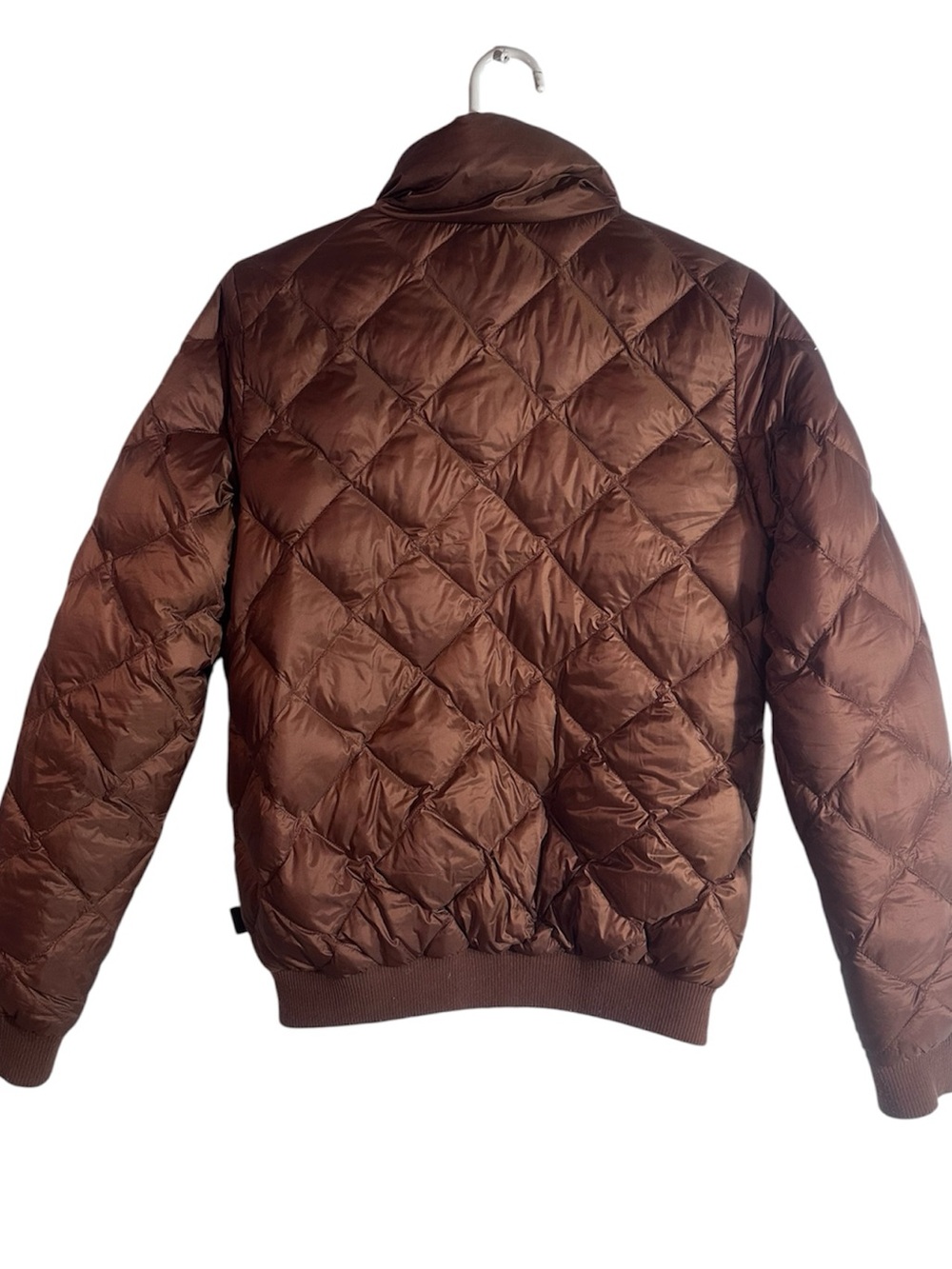 Patagonia brown quilted down filled puffer jacket women’s medium - Picture 3 of 11